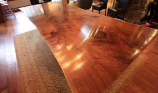 Bookmatch Walnut Table