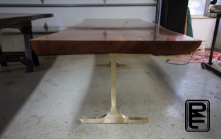 Walnut Dining Table End